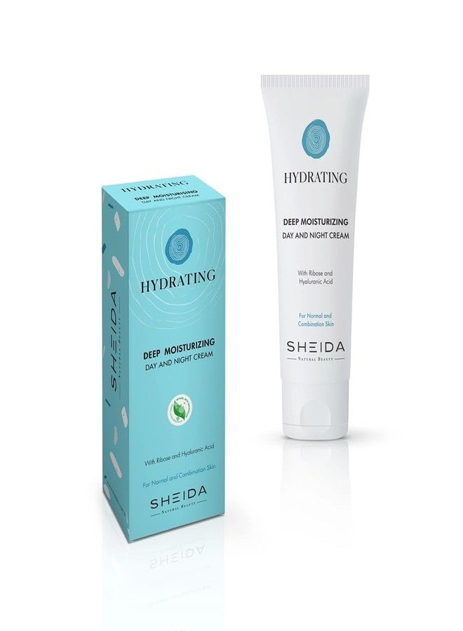 Sheida Hydrating Day and Night Cream, Deep Moisturizing with Ribose and Hyaluronic Acid, For Normal and Combination Skin 75ml/ 2.55fl.oz - Image 1